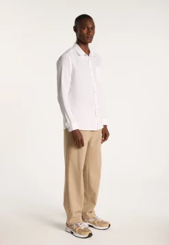 Montagut Chemises-Chemise en lin - Denver 02-Blanc
