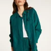 Montagut Chemisiers Et Polos-Chemise en lin - Tonya 93-Emeraude