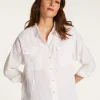 Montagut Chemisiers Et Polos-Chemise en lin - Tonya 82-Ecru
