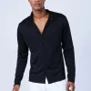 Montagut Le Fil Lumière®-Chemise manches longues en Fil Lumière - Lazar 01-Noir