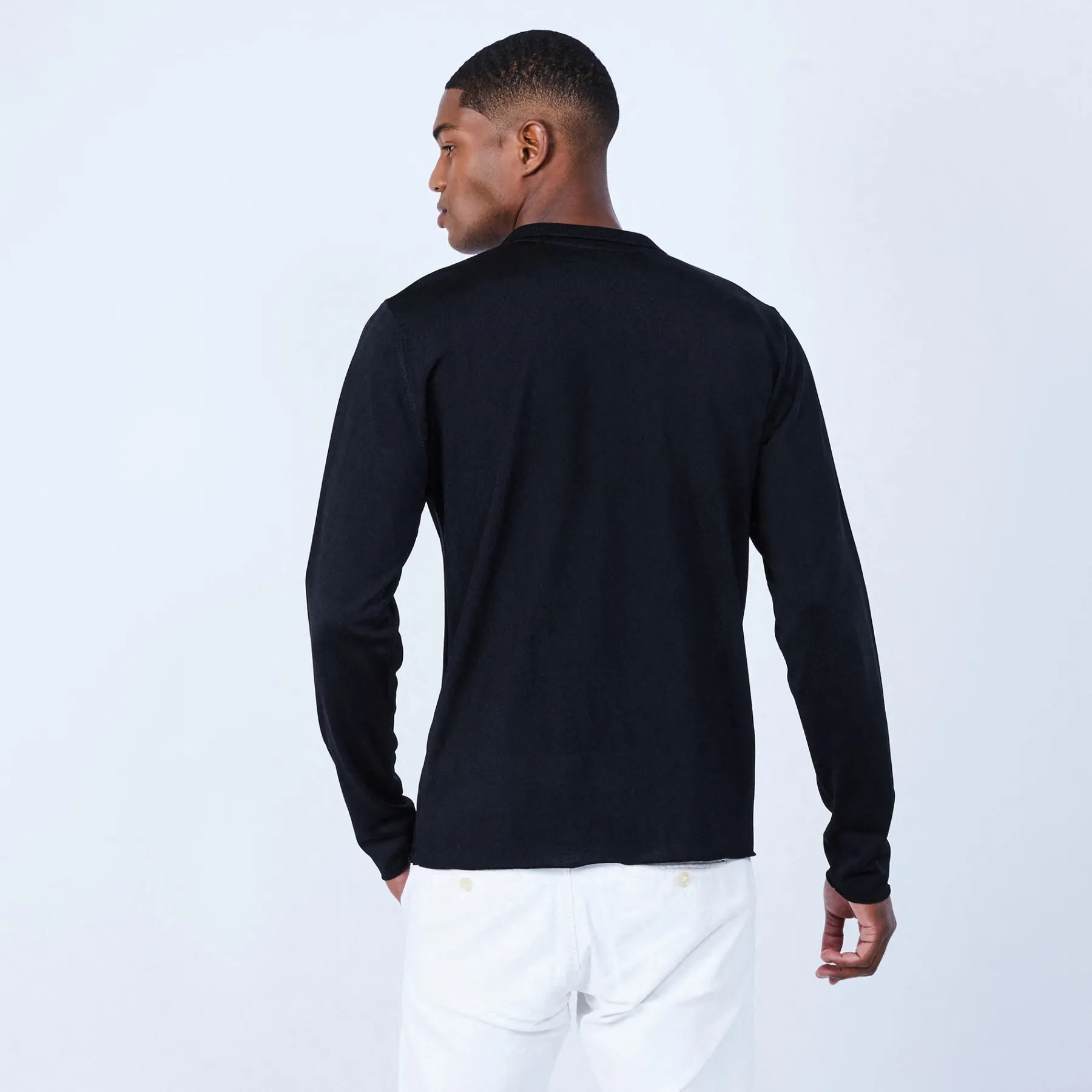 Montagut Le Fil Lumière®-Chemise manches longues en Fil Lumière - Lazar 01-Noir