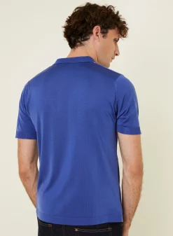 Montagut Chemises-Chemise rayée manches courtes en Fil Lumière - Fabion 06-Bleu moyen