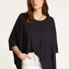 Montagut Vestes Et Cardigans-Châle en cachemire et soie - Demi 05-Bleu marine