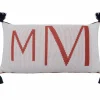 Montagut Coussins Et Plaids-Coussin avec logo en coton - Klara 46-Marron clair