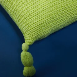 Montagut Coussins Et Plaids-Coussin effet tye and dye 90-Vert anis