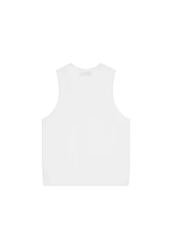 Montagut T-Shirts Et Débardeurs-Débardeur ajouré en Fil Lumière - Linda 02-Blanc