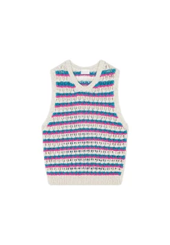 Montagut T-Shirts Et Débardeurs-Débardeur coton et lin - Naomie 82-Ecru