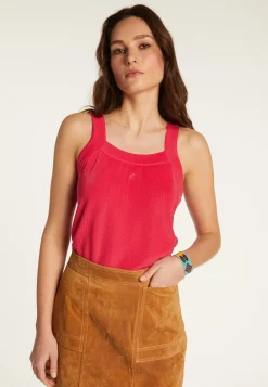 Montagut T-Shirts Et Débardeurs-Débardeur en fil lumière - Doris 19-Rouge clair