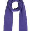 Montagut Accessoires-Echarpe cachemire et laine unisexe - Gabrias 17-Violet