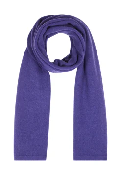 Montagut Accessoires-Echarpe cachemire et laine unisexe - Gabrias 17-Violet