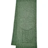 Montagut Accessoires-Echarpe en viscose et baby alpaga - Giva 21-Vert foncé