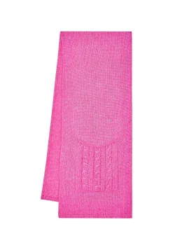 Montagut Accessoires-Echarpe en viscose et baby alpaga - Giva 26-Rose foncé