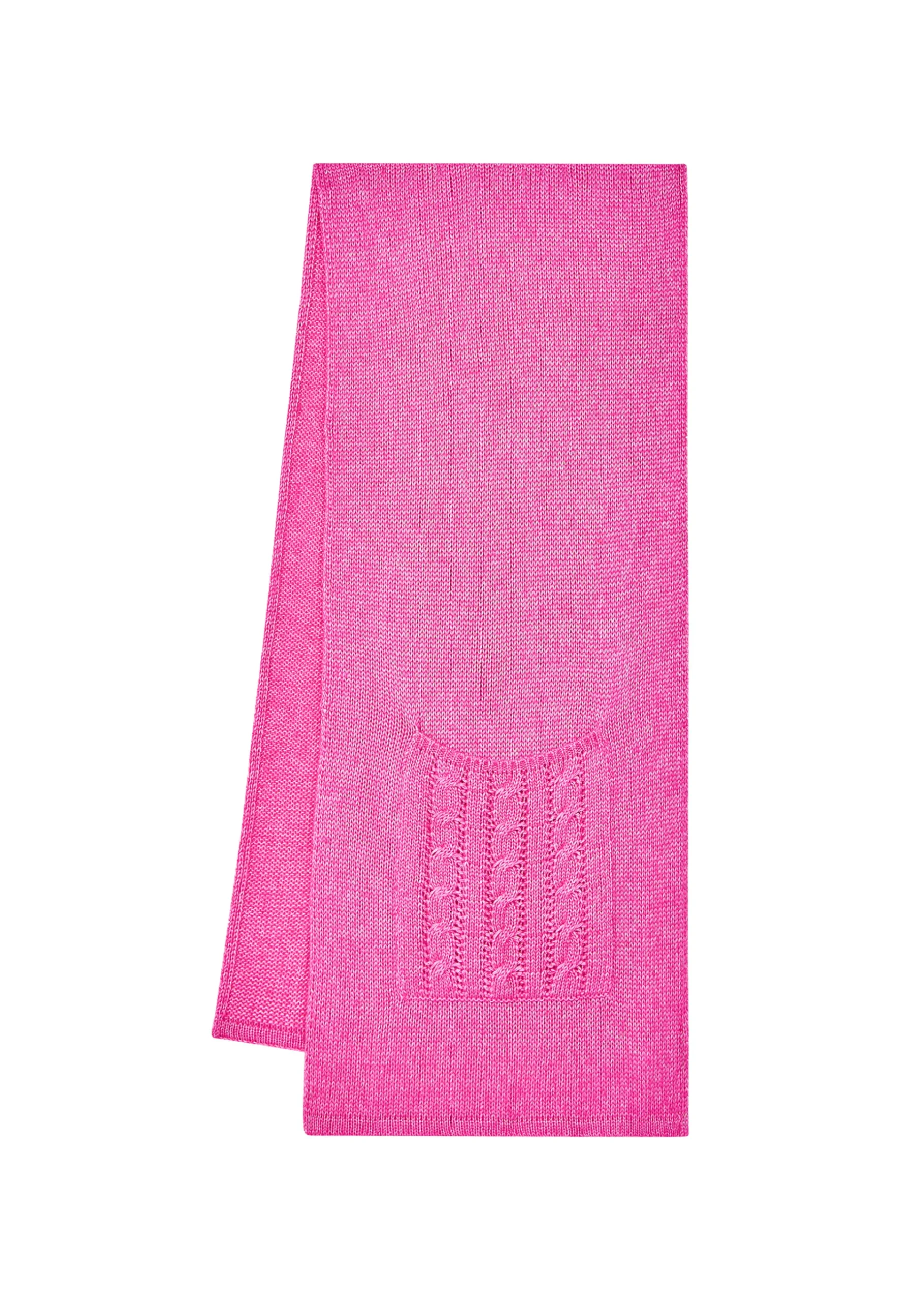 Montagut Accessoires-Echarpe en viscose et baby alpaga - Giva 26-Rose foncé