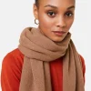 Montagut Accessoires-Echarpe unisexe en cachemire mélangé - Gabrias 88-Camel