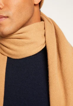 Montagut Accessoires-Echarpe unisexe en cachemire - Laura 88-Camel