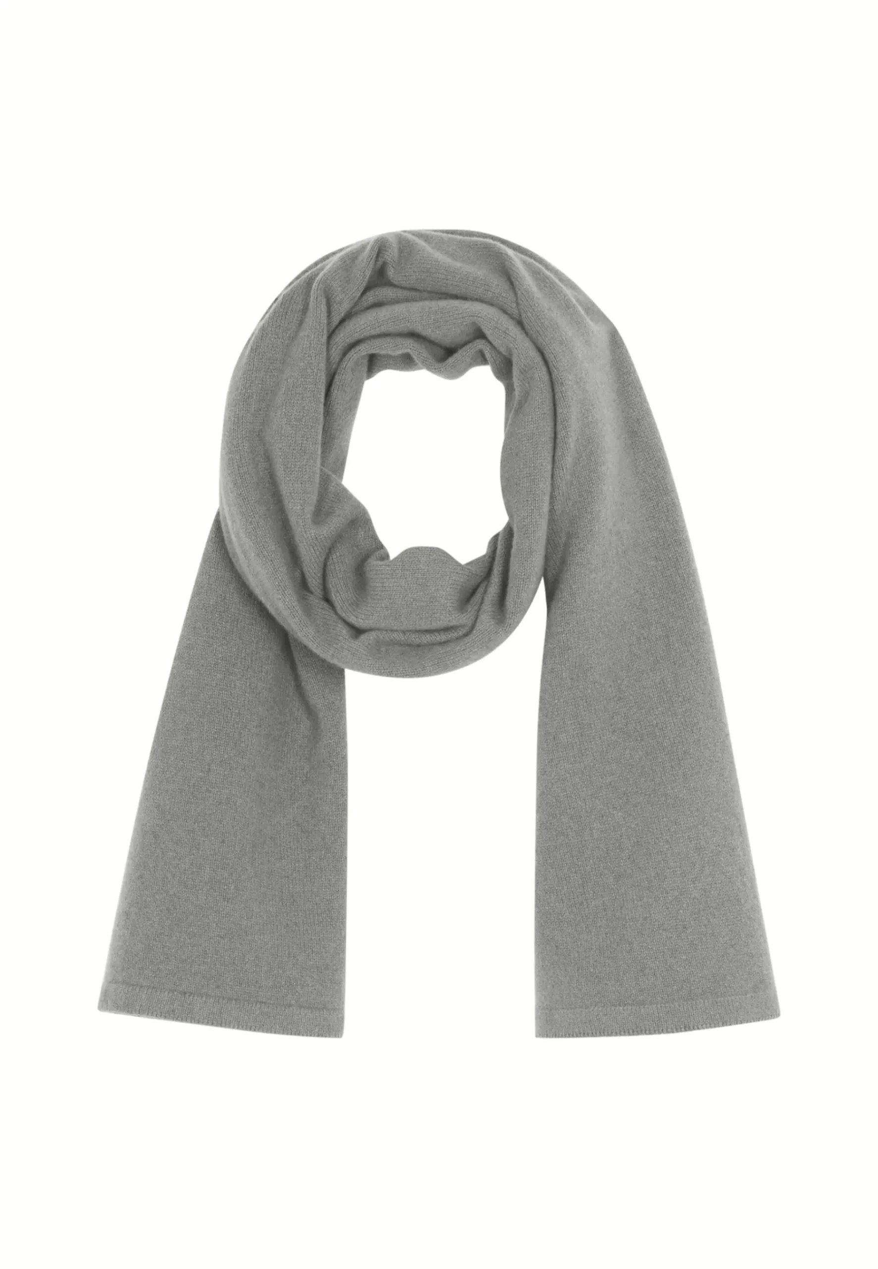 Montagut Accessoires-Echarpe unisexe en cachemire mélangé - Gabrias 09-Gris moyen
