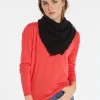 Montagut Accessoires-Foulard en cachemire - Lou 01-Noir