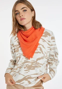 Montagut Accessoires | Accessoires-Foulard en cachemire - Lou 15-Orange