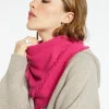 Montagut Accessoires-Foulard en cachemire - Lou 26-Rose foncé