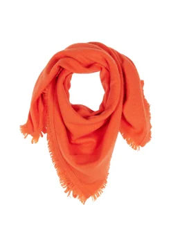 Montagut Accessoires | Accessoires-Foulard en cachemire - Lou 15-Orange