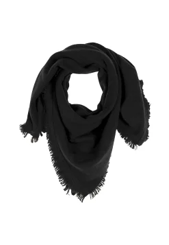 Montagut Accessoires-Foulard en cachemire - Lou 01-Noir