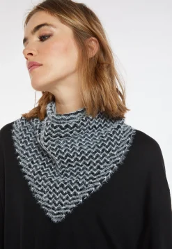 Montagut Accessoires-Foulard en laine - Lotte 01-Noir