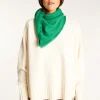 Montagut Accessoires-Foulard unisexe en cachemire - Lou 22-Vert moyen