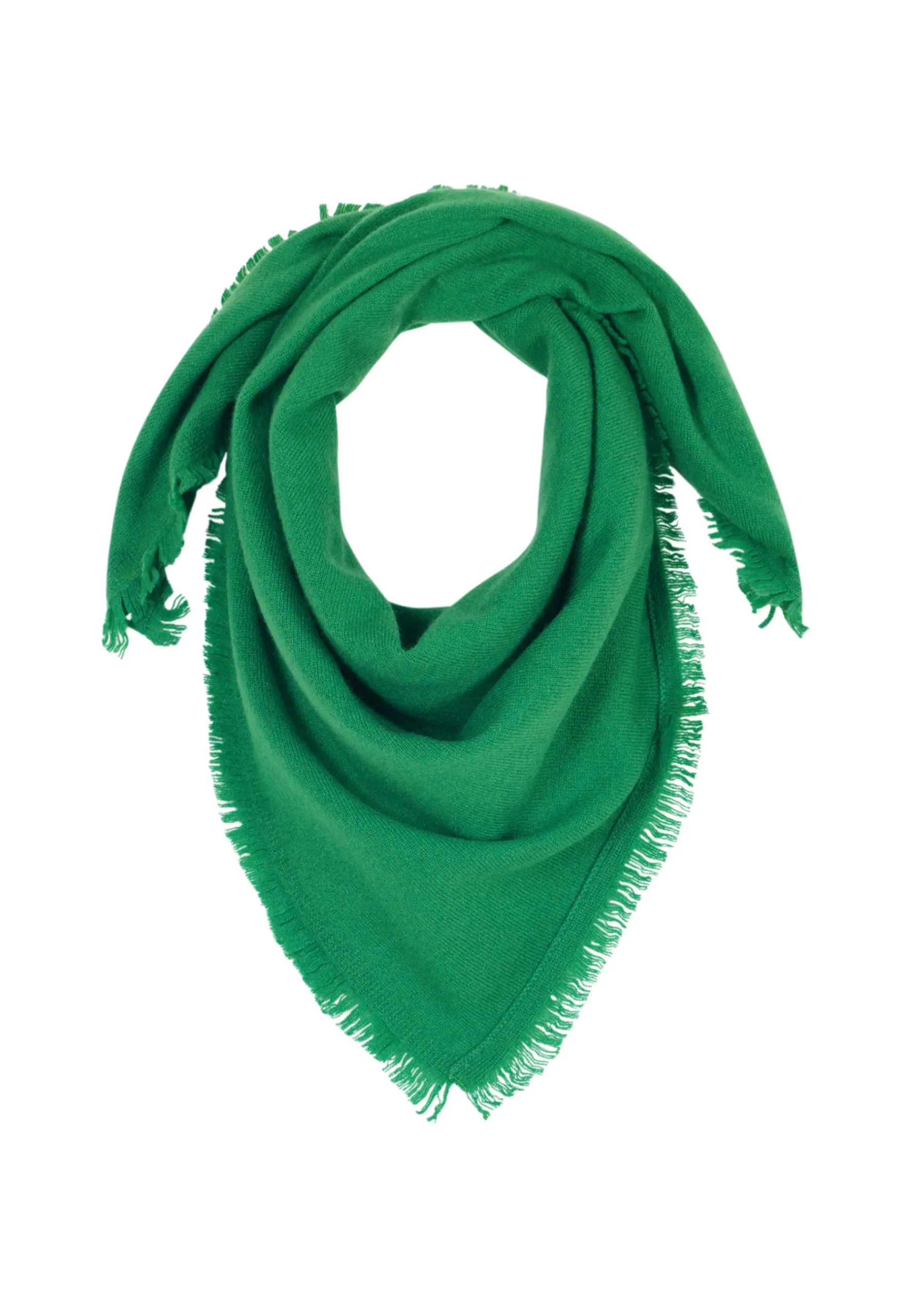 Montagut Accessoires-Foulard unisexe en cachemire - Lou 22-Vert moyen