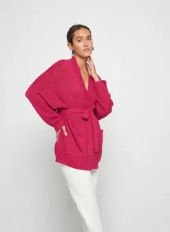 Montagut Vestes Et Cardigans-Gilet à poches en Corallo - Tendresse 51-Bordeaux