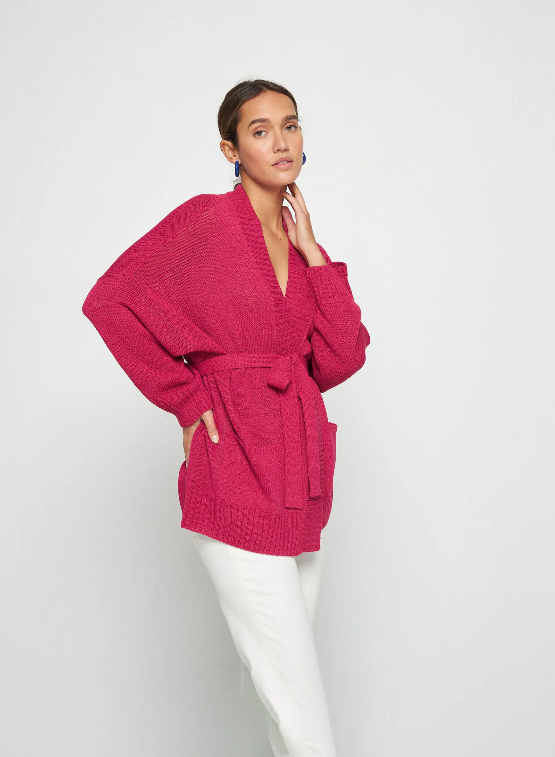 Montagut Vestes Et Cardigans-Gilet à poches en Corallo - Tendresse 51-Bordeaux