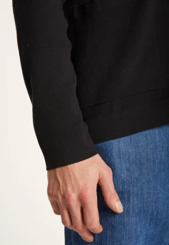 Montagut Vestes Et Cardigans-Gilet à poches en coton sec - Balto 01-Noir
