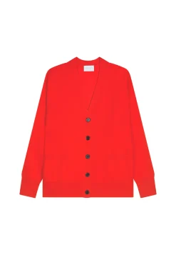 Montagut Les Incontournables-Gilet boutonné en cachemire - Ariel 52-Rouge