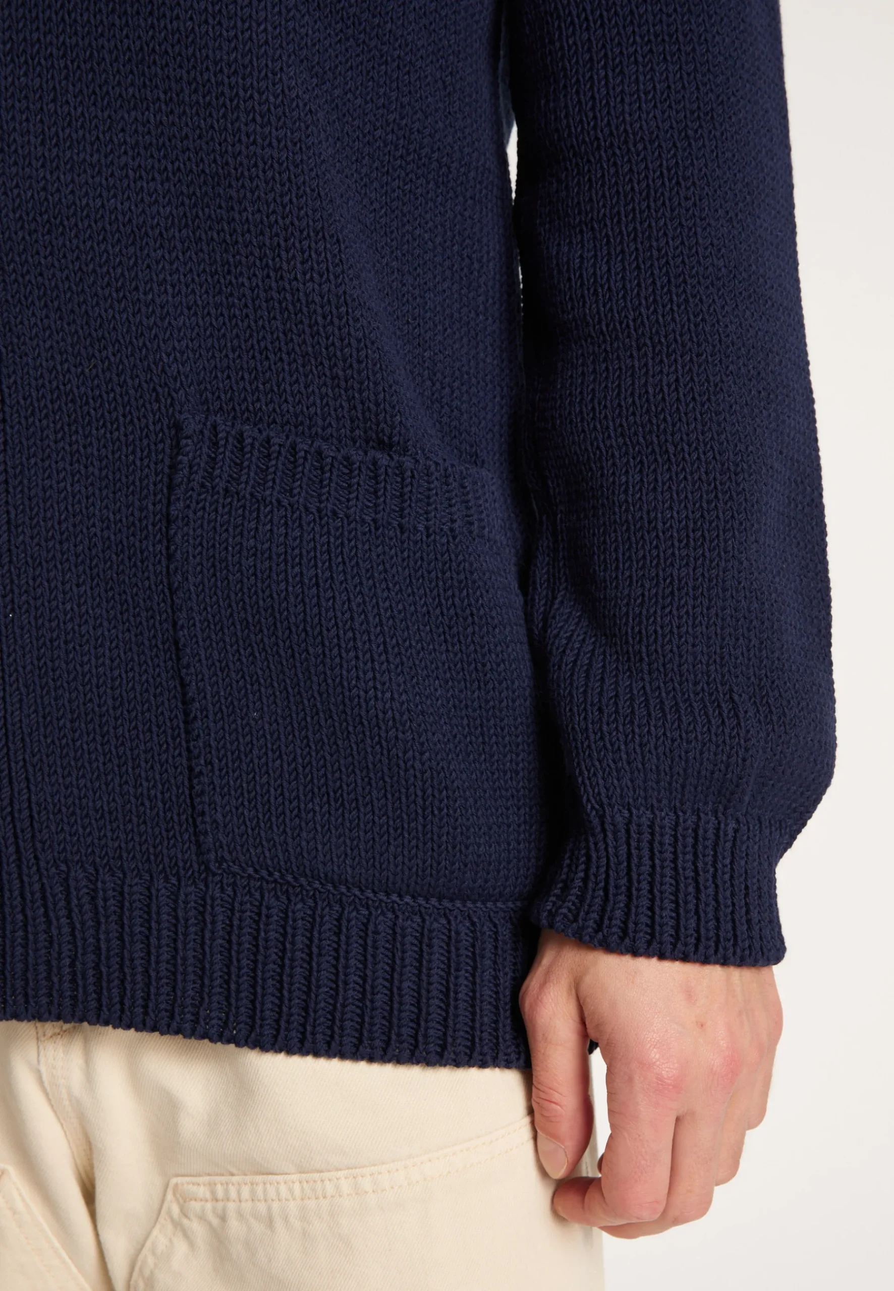 Montagut Vestes Et Cardigans-Gilet boutonné en coton - Lucy 05-Bleu marine