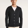 Montagut Vestes Et Cardigans-Gilet boutonné en laine mérinos - Etienne 10-Gris foncé