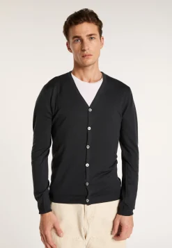 Montagut Vestes Et Cardigans-Gilet boutonné en laine mérinos - Etienne 10-Gris foncé