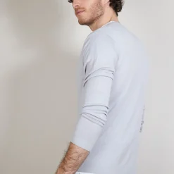 Montagut Vestes Et Cardigans-Gilet boutonné en laine mérinos - Etienne 11-Gris clair