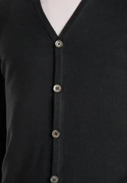 Montagut Vestes Et Cardigans-Gilet boutonné en laine mérinos - Etienne 10-Gris foncé