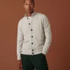 Montagut Vestes Et Cardigans-Gilet en cachemire boutonné à poches - Erwan 11-Gris clair