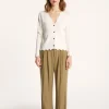 Montagut Vestes Et Cardigans-Gilet en coton - Ludivine 82-Ecru