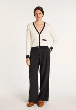 Montagut Vestes Et Cardigans-Gilet en coton bio - Alexiaa 02-Blanc