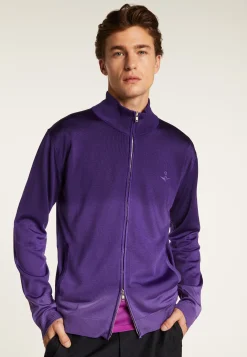 Montagut Vestes Et Cardigans-Gilet en Fil Lumière - Akhenaton 17-Violet