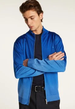 Montagut Vestes Et Cardigans-Gilet en Fil Lumière - Akhenaton 06-Bleu moyen