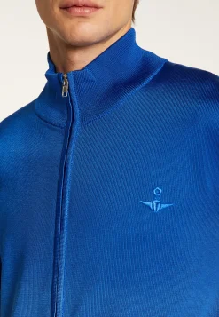 Montagut Vestes Et Cardigans-Gilet en Fil Lumière - Akhenaton 06-Bleu moyen