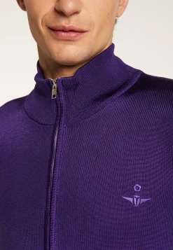 Montagut Vestes Et Cardigans-Gilet en Fil Lumière - Akhenaton 17-Violet