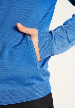Montagut Vestes Et Cardigans-Gilet en Fil Lumière - Akhenaton 06-Bleu moyen