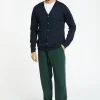 Montagut Vestes Et Cardigans-Gilet en laine mérinos - Falco 05-Bleu marine