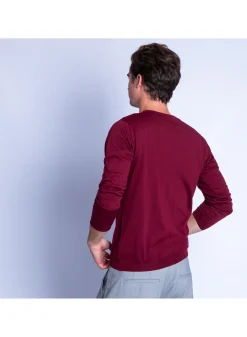 Montagut Vestes Et Cardigans-Gilet en laine mérinos - Falco 20-Rouge foncé