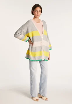 Montagut Vestes Et Cardigans-Gilet oversize - Marlie 08-Jaune