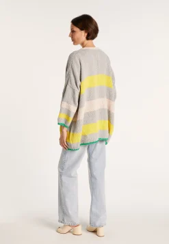 Montagut Vestes Et Cardigans-Gilet oversize - Marlie 08-Jaune