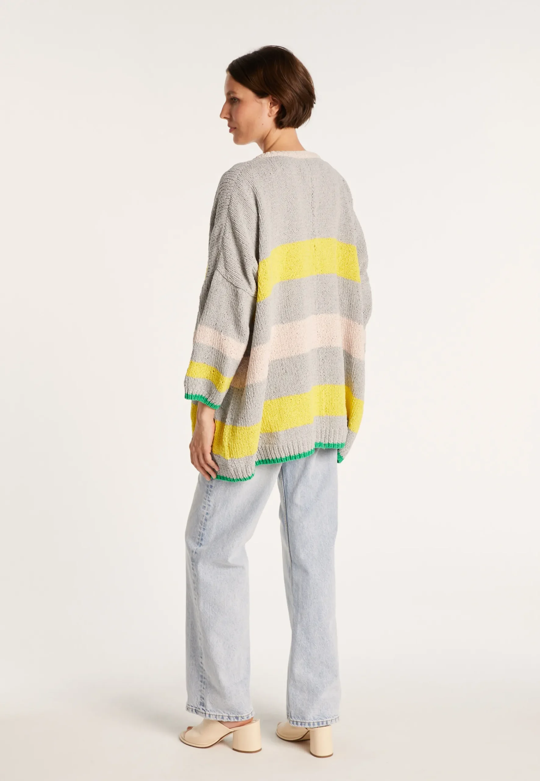 Montagut Vestes Et Cardigans-Gilet oversize - Marlie 08-Jaune